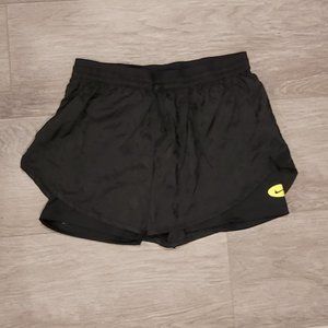 Nike A1 Training Black Shorts with Inner Tights Womens